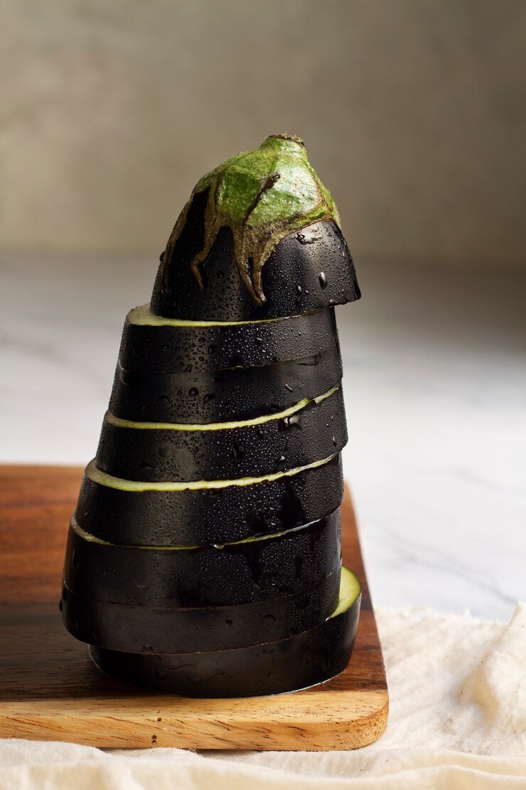 Premium Gegrillte Hackauberginen